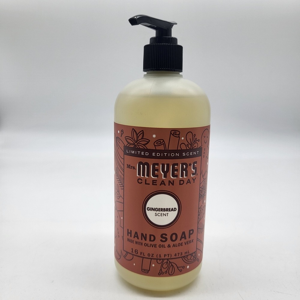 Mrs. Meyer's Clean Day Limited Edition Gingerbread Scent Hand Soap 16 Oz.